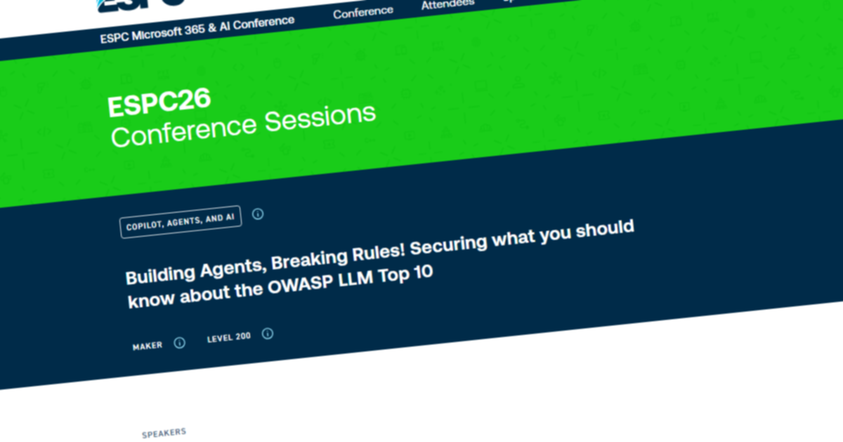 Building Agents, Breaking Rules! Securing what you should know about the OWASP LLM Top 10