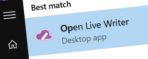 Change the Open Live Writer post location header image