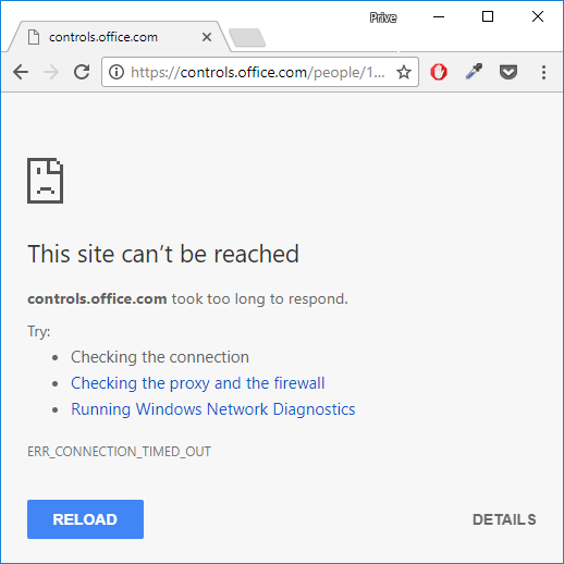 controls.office.com domain down message
