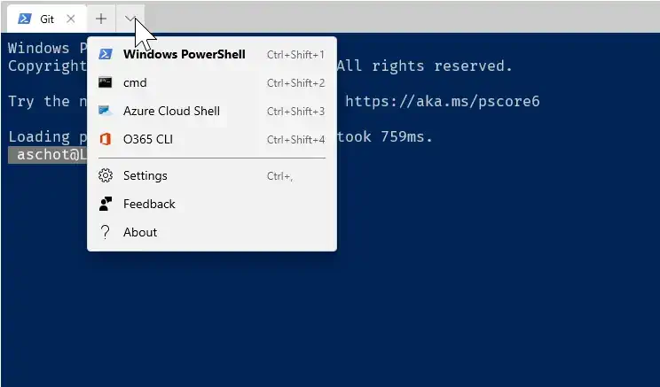 Windows Terminal Profile for O365 CLI header image