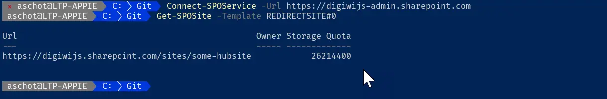 Redirect result with PowerShell