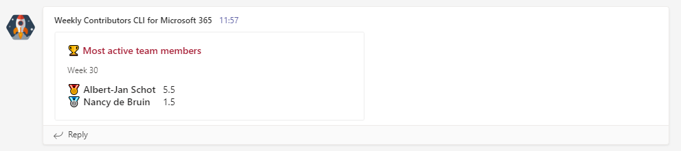 Script returning progress when processing channels and messages