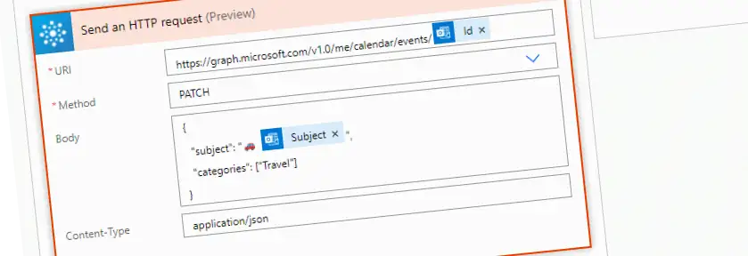 Using low-code to categorize meetings in outlook header image