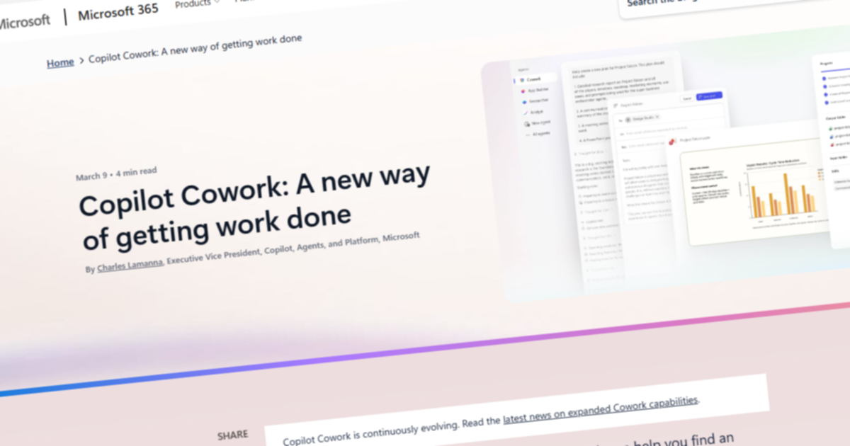 PA or specialist: choosing between Copilot Cowork and Agents