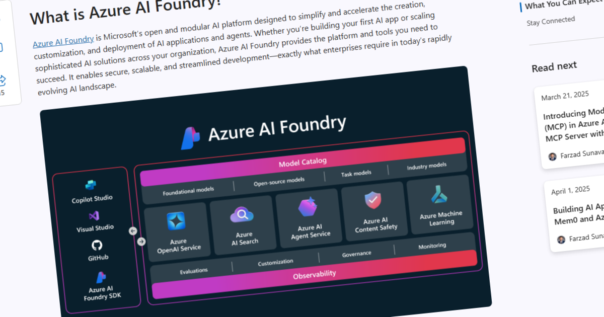 Communicating with Microsoft Foundry via REST API