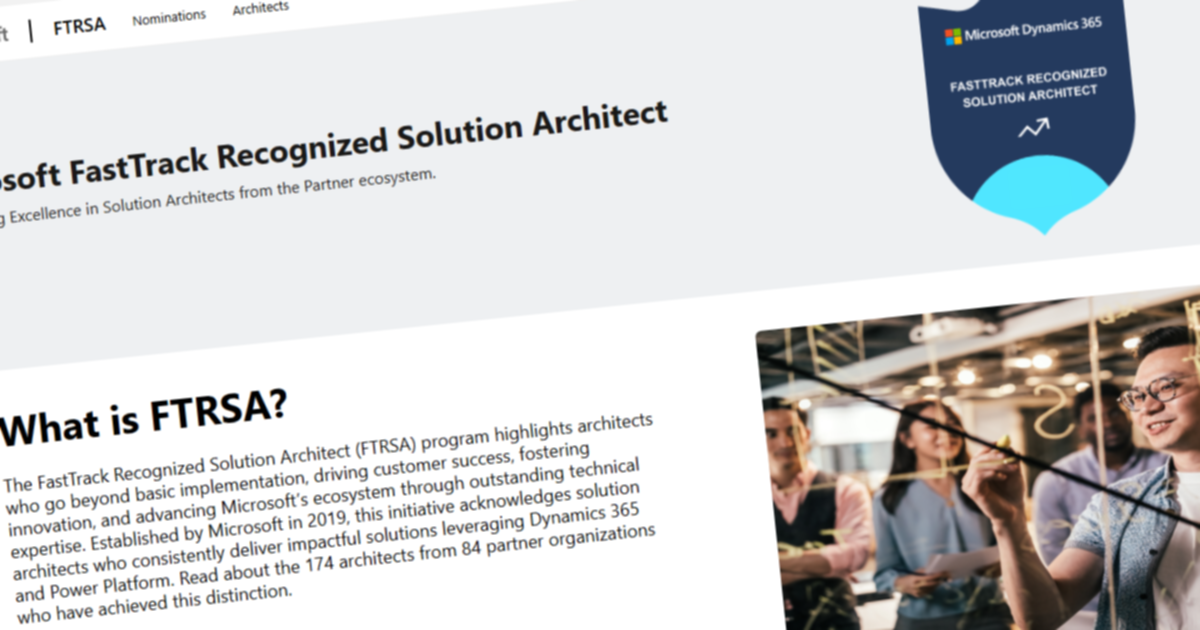 FastTrack Recognized Solution Architect 2026